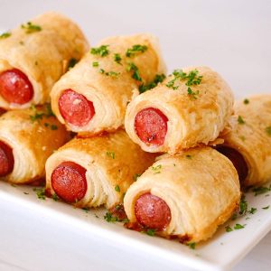 Pastry-Wrapped Sausage Bites