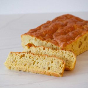 Corn and Wheat Germ Focaccia